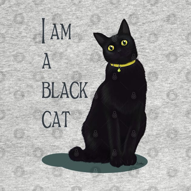 I am a black cat by BATKEI